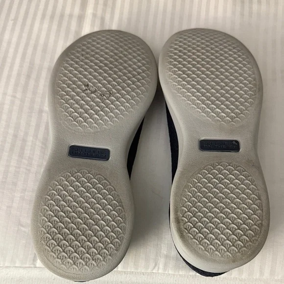 Skechers Women's Dark Blue Slip-On Flats - Picture 3 of 3